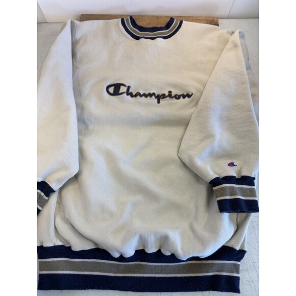Champion Other - Vintage 90s Champion Reverse Weave Ringer Crewneck Sweatshirt Adult Size XL